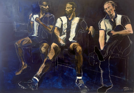 Rebecca Ivatts - Locker Room (Laurie Cunningham and Cyrille Regis, West Bromwich Albion)